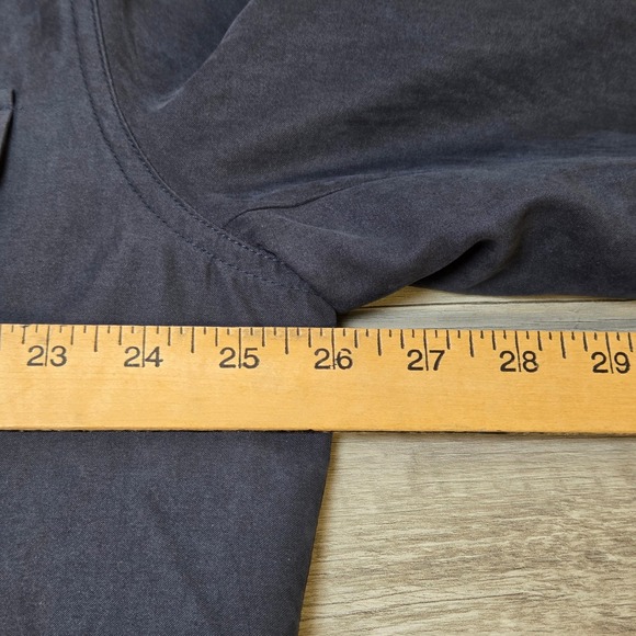 TravelSmith Mens 48R Travel Blazer Jacket Navy Safari Style 4 Pocket Lightweight - Picture 8 of 11